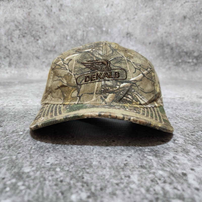 Topi Dekalb Realtree Vintage Cap Second Original Pria Wanita Unisex
