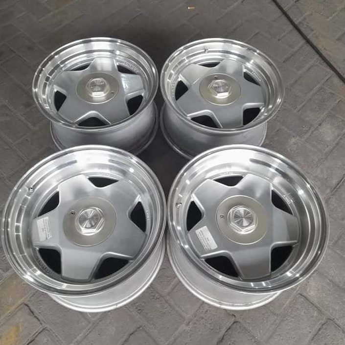 VELG MOBIL BEKAS HSR AACHEN RING 17 LEBAR 8.5 PCD 8X100/114 ET 30/25 VELG UNTUK MOBIL CIVIC ACCORD G