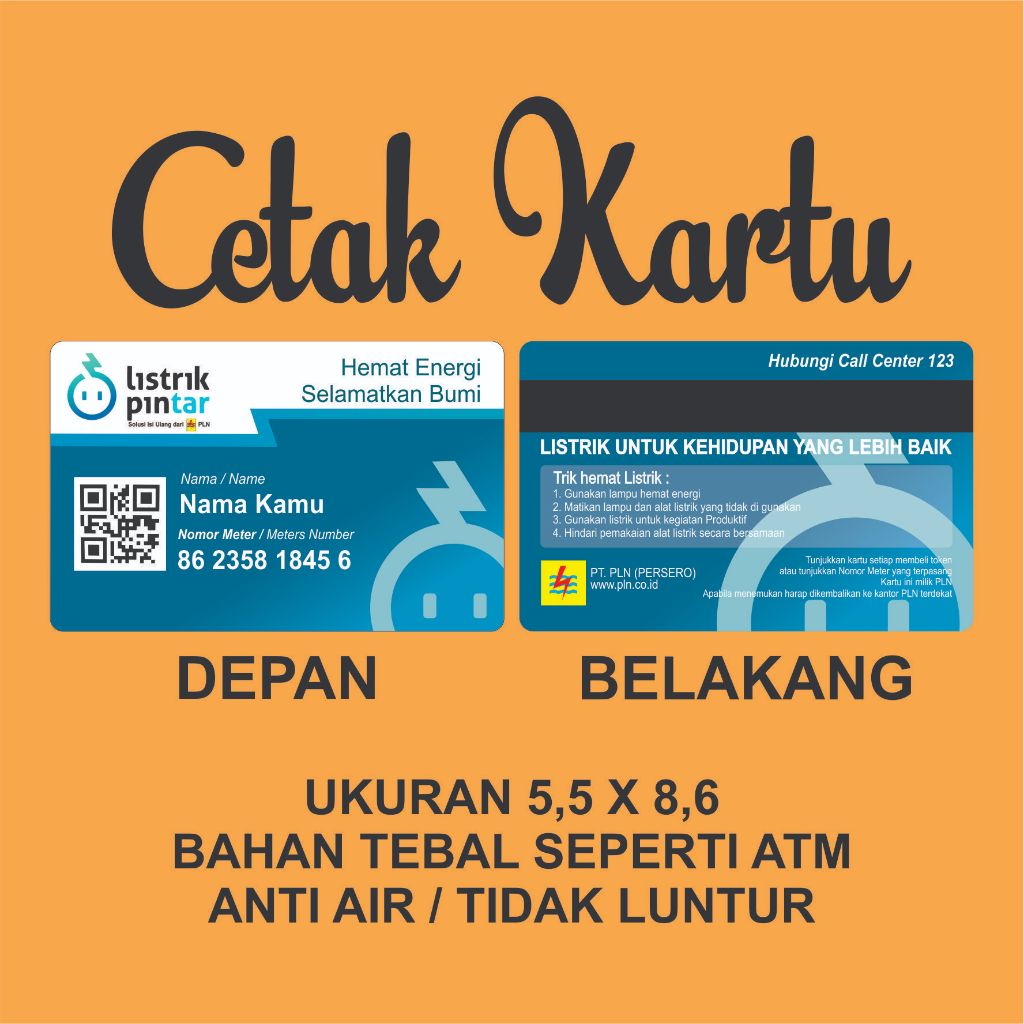 

Kartu PLN Pelanggan Listrik Rumah Sehari Jadi