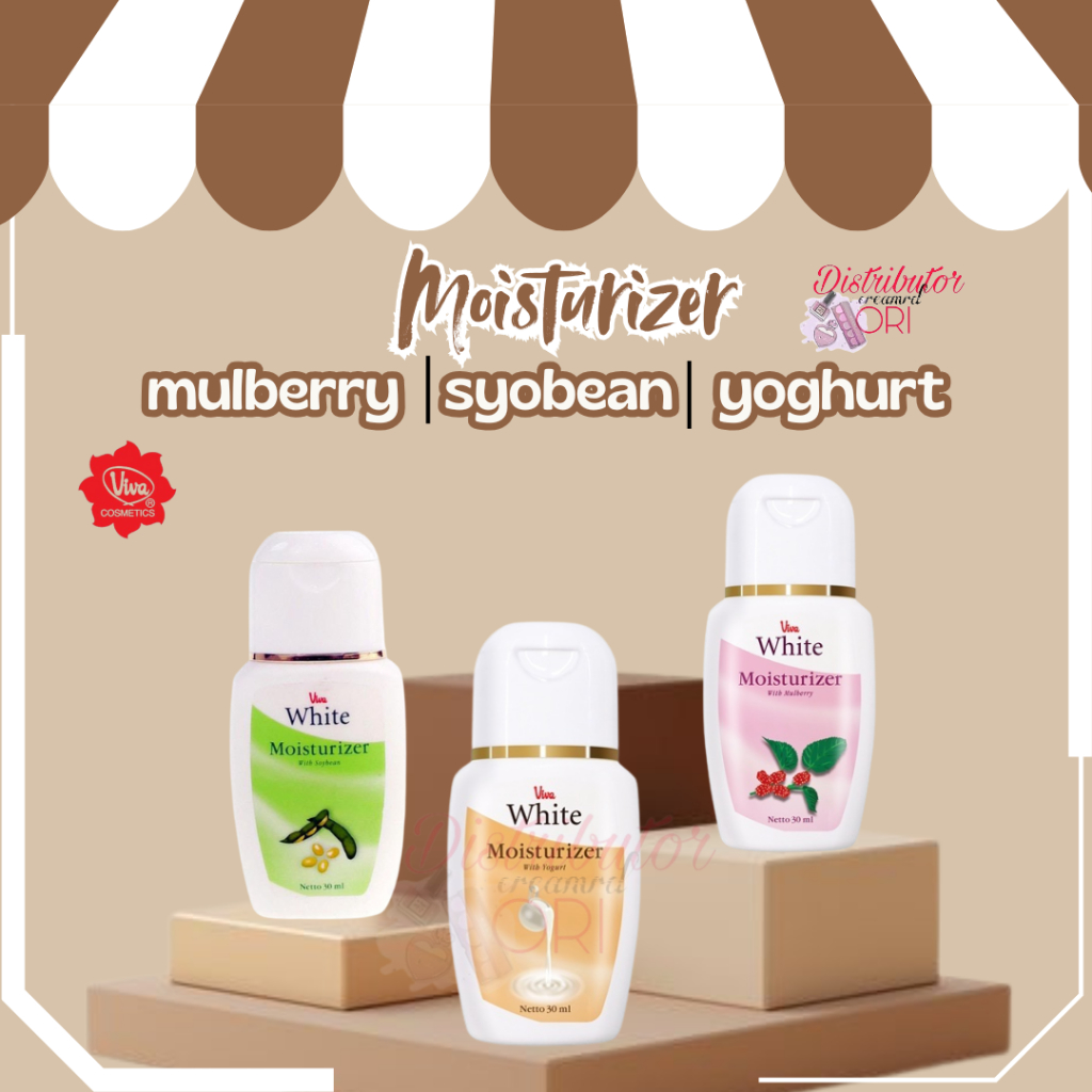 Viva White Moisturizer 30ml Travel Size | BPOM / viva body lotion