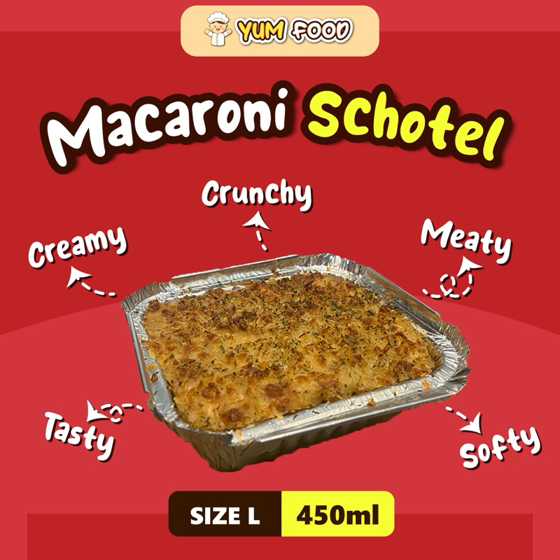 

Macaroni Schotel Panggang Super Cheesy|Creamy|Triple Meat Premium