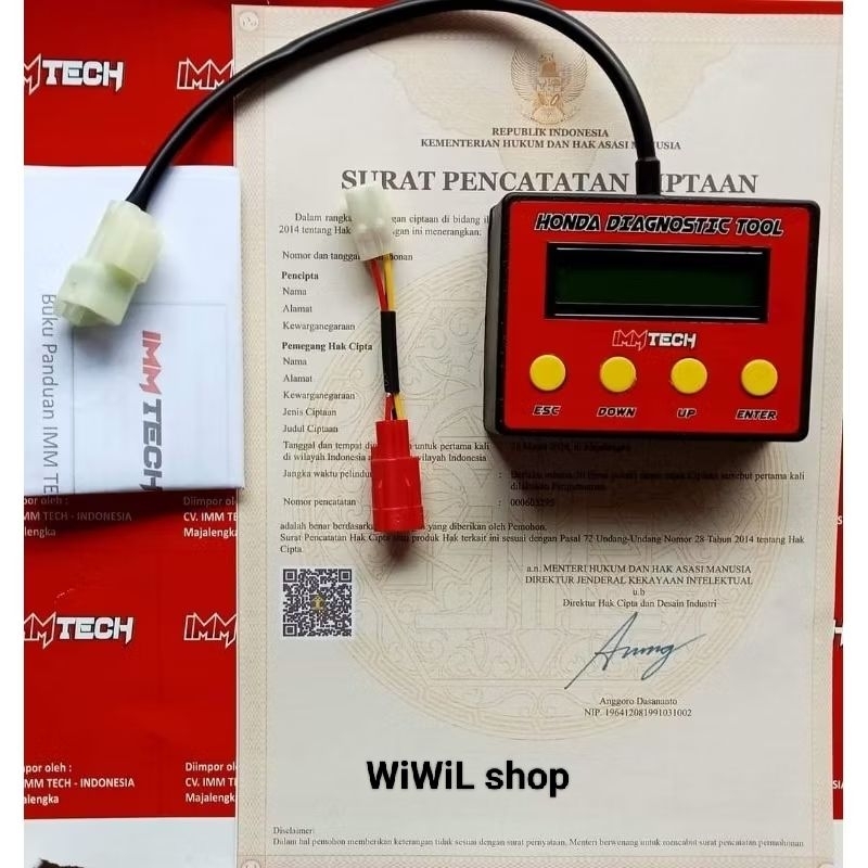 Scaner scanner motor injeksi bisa obd 1 & obd 2 alat reset motor injeksi beat fi vario fi pcx adv so