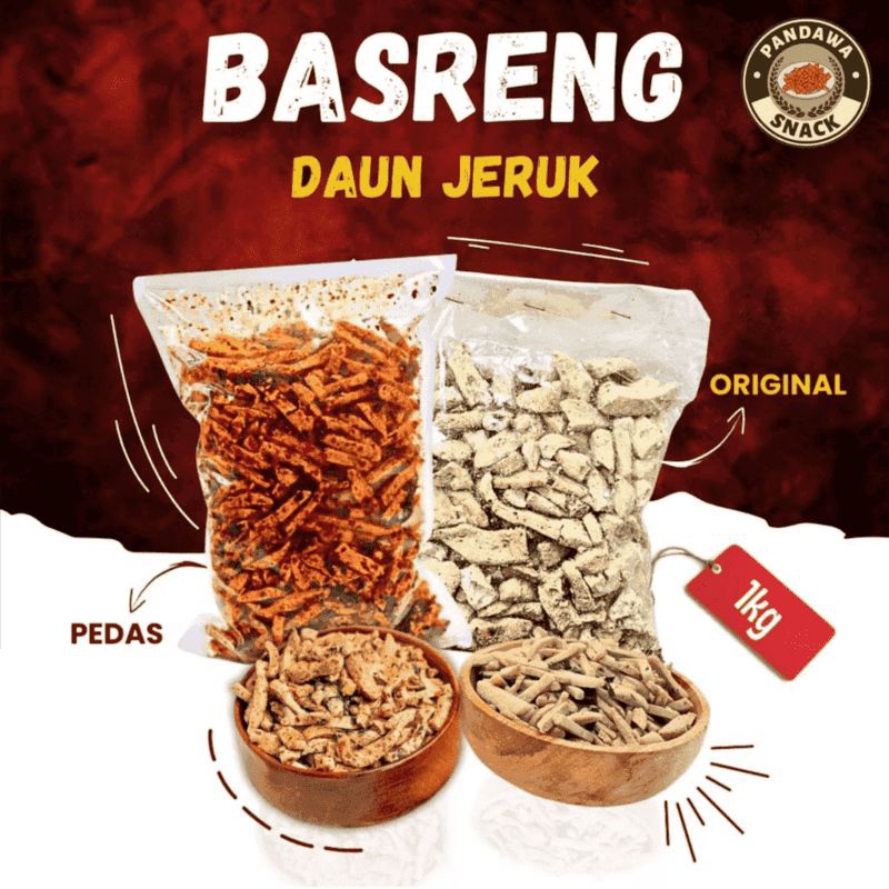 

PAKET HEMAT MIX Basreng pedas daun jeruk kemasan 500 gr ori Dan 500 gr pedas daun jeruk