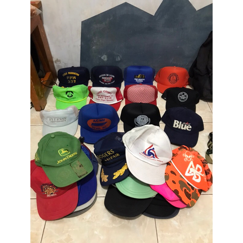 Borongan Topi Vintage 32Pcs