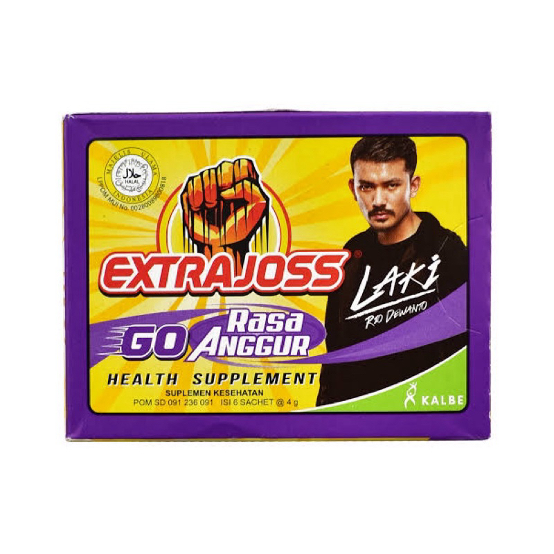 

EXTRAJOSS ANGGUR BOX ( ISI 6 SACHET )