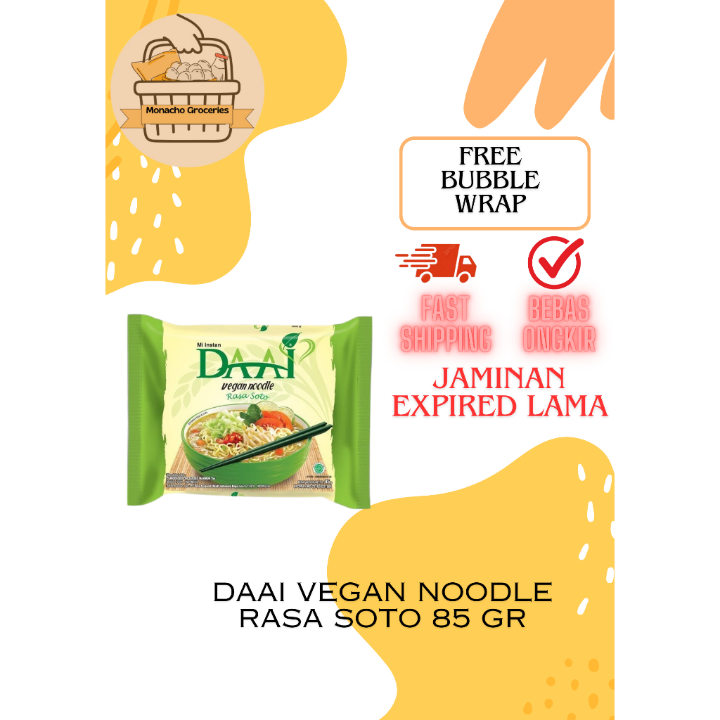 

Daai Vegan Noodle Rasa Soto 85 Gr