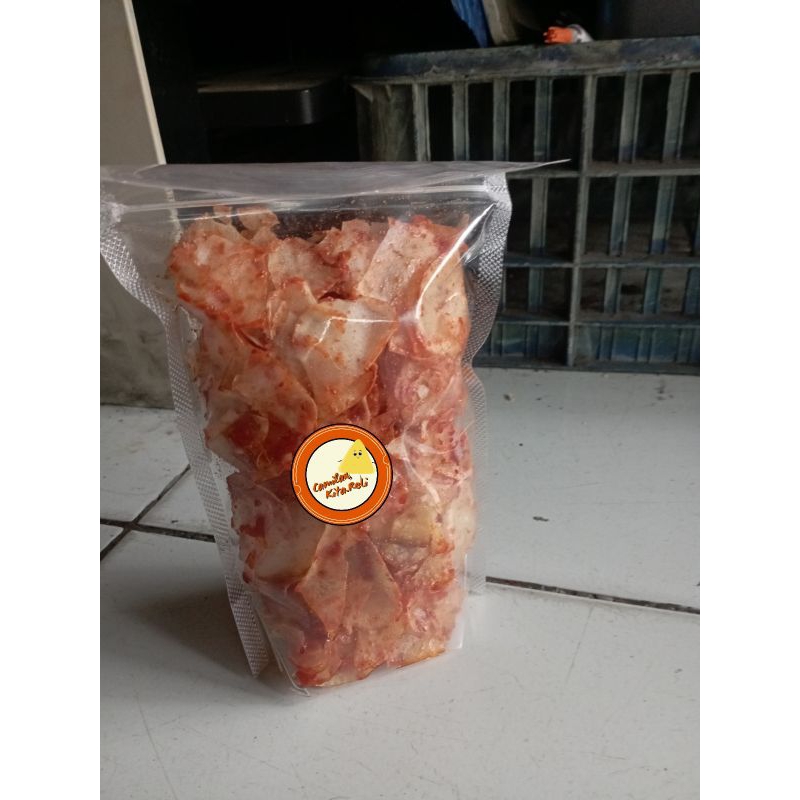 

Keripik Singkong Pedas Manis Super Kriuk