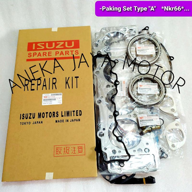 packing gasket full set paking set Isuzu NKR66 NKR 66 original