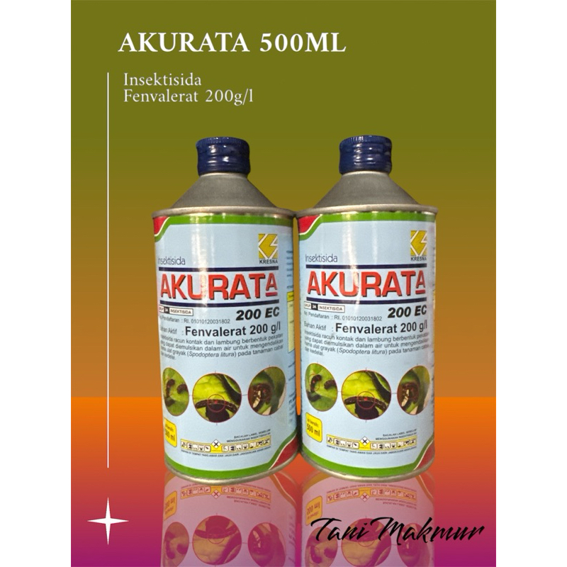 AKURATA INSEKTISIDA LALAT BUAH DAN ULAT 500Ml