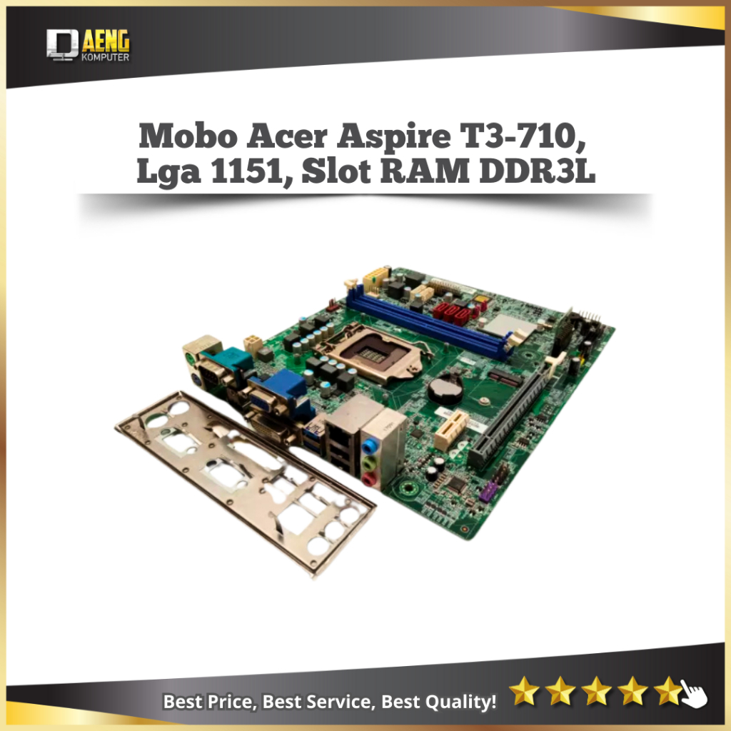 Motherboard Mainboard Mobo Pc Merk Acer Aspire T3-710 Socket 1151 Slot Ram DDR3L Murah