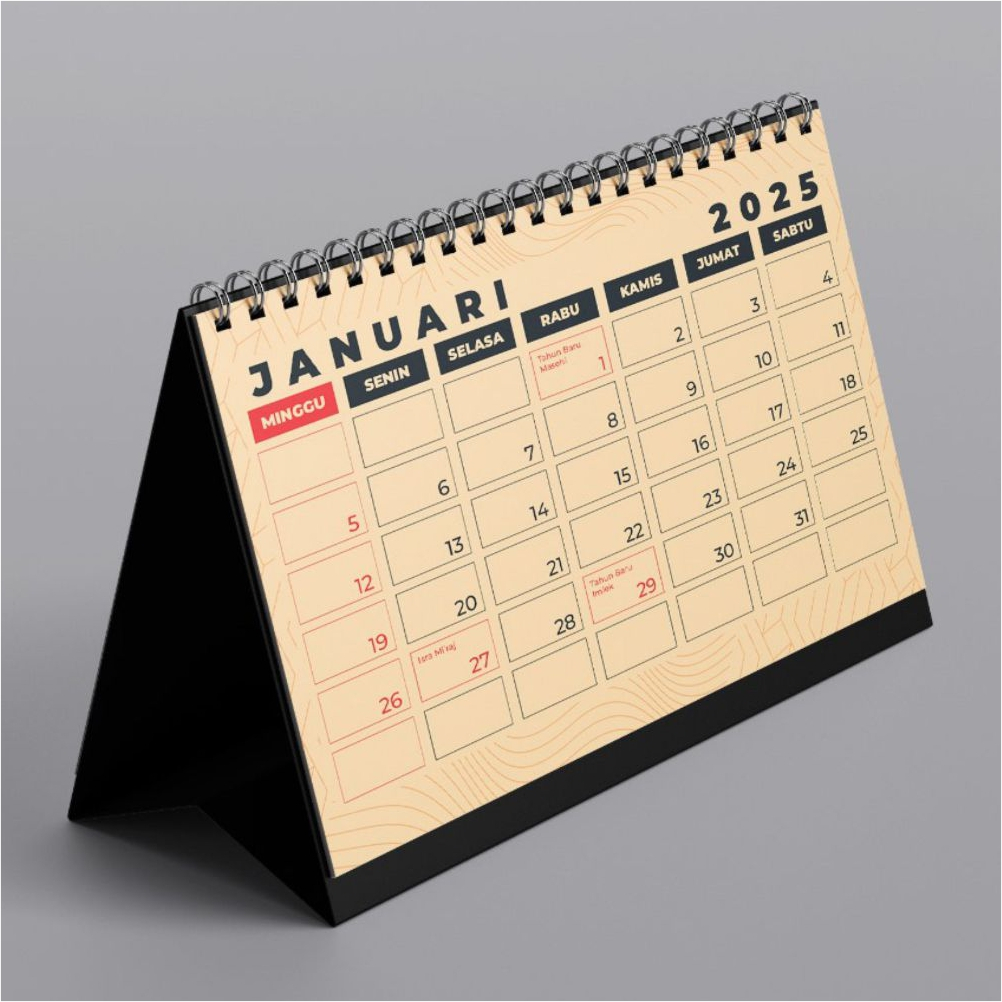 

Cetak kelender Meja Custom