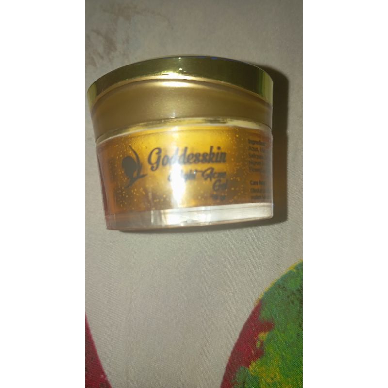 NIGHT ACNE GEL GODDESSKIN preloved isi masih 90 persen