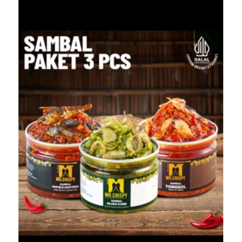 

PAKET SAMBAL 3 varian rasa