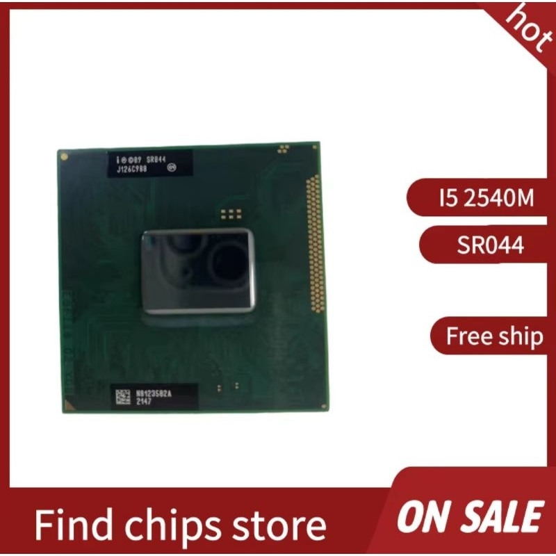Chip Processor Laptop Core i5 2540M  i5-2540M SR044 I5-2540M Socket G2 rPGA988B