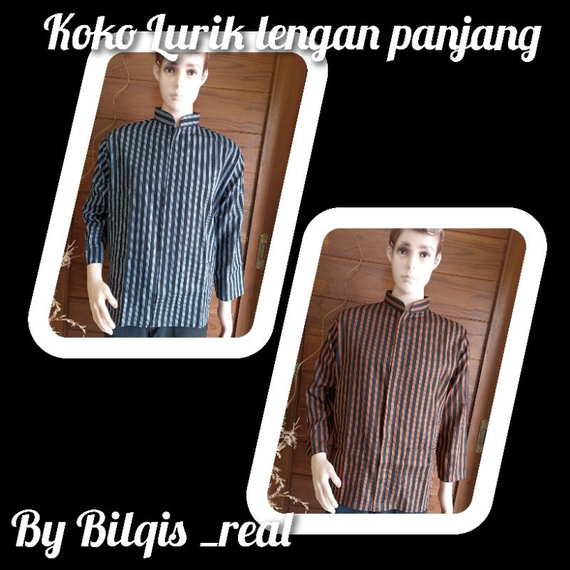 BQ~ KEMEJA KOKO LURIK BUAT PRIA