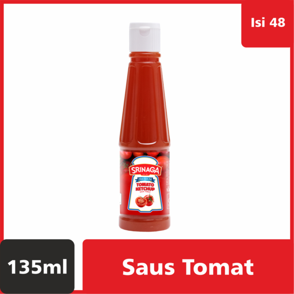 

Srinaga Saus Tomato Ketchup 135ml, 1 karton (isi 48)