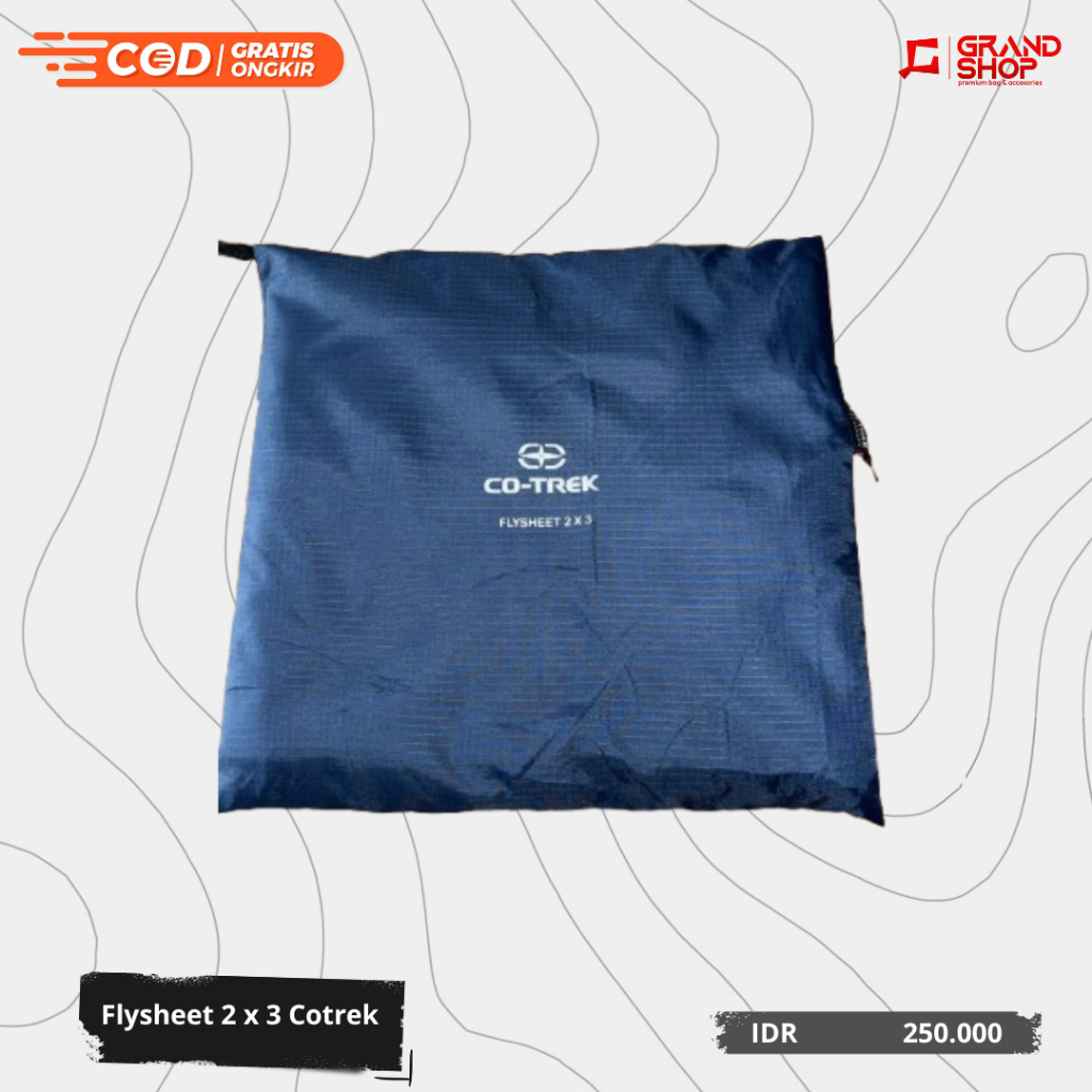Flysheet / Alas Tenda / Pelindung Tenda Ukuran 2 X 3 Cotrek