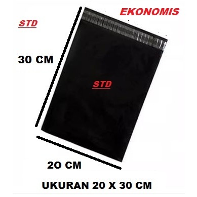 

PLASTIK PACKING EKONOMIS KUAT UKURAN 20 X 30 HITAM ISI 50 LEMBAR ELASTIS