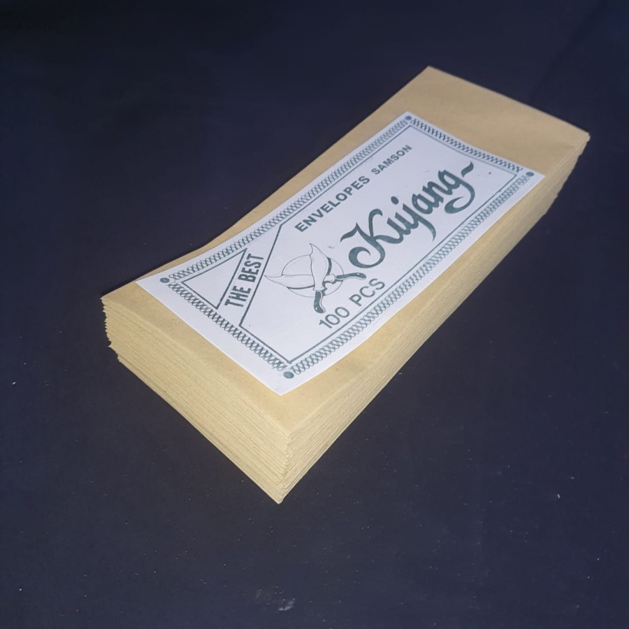 Amplop Gaji / Amplop Coklat Samson B (12cm x 28cm)