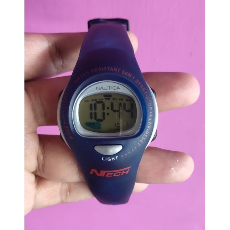 Jam Original Nautica Digital Sport Second