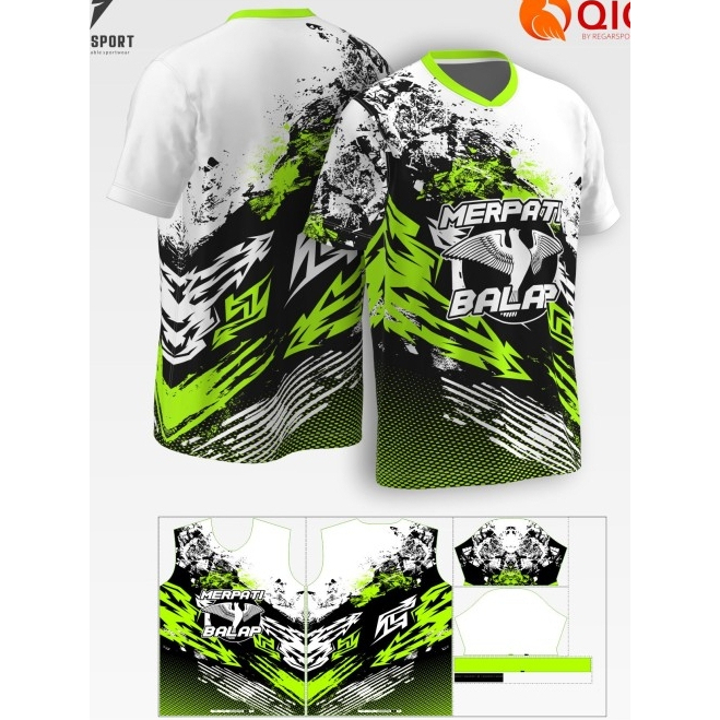 REGARSPORT - 151 Jersey atasan lengan pendek merpati balap