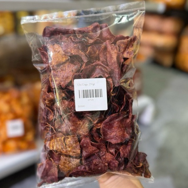 

Keripik ubi ungu caramel 250gr