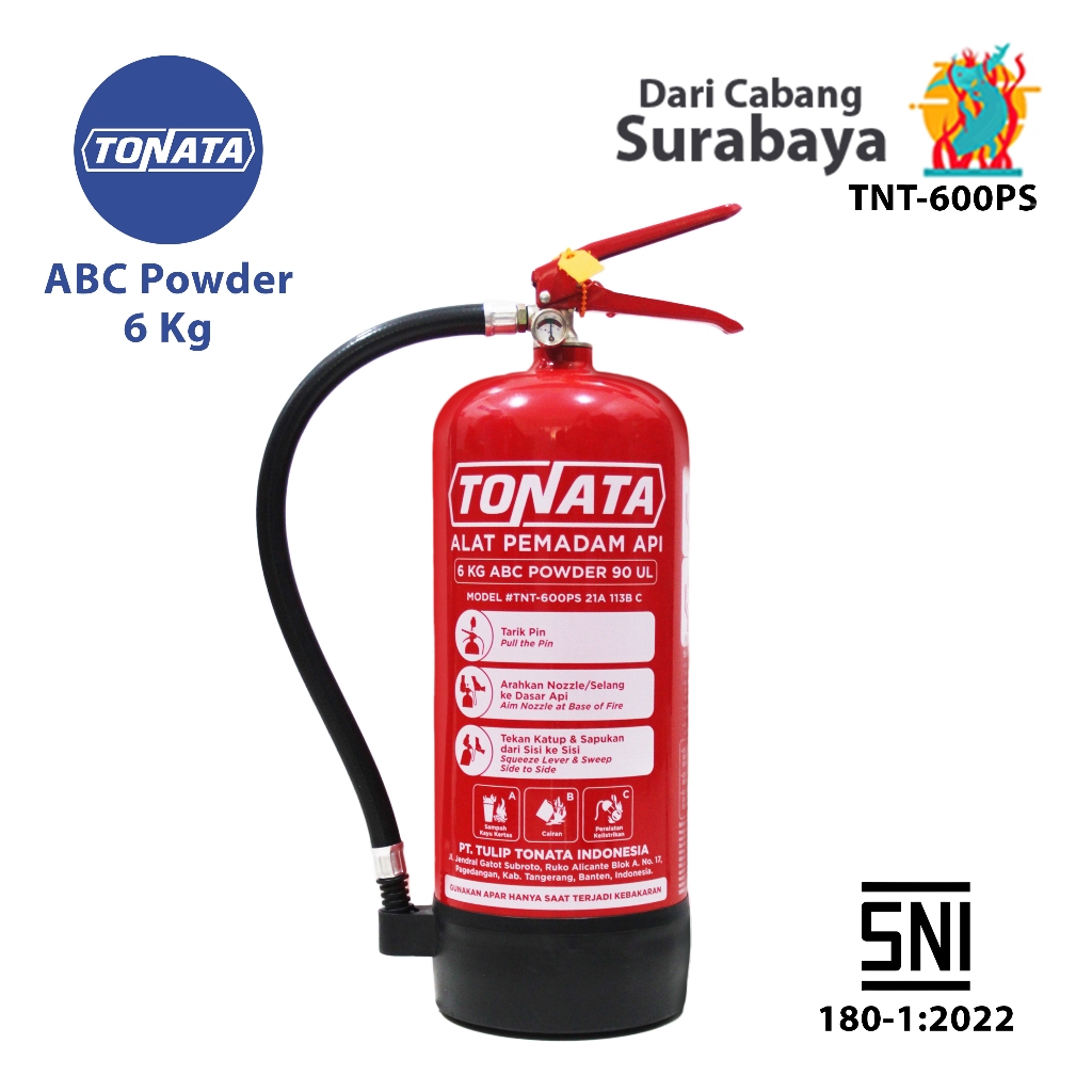 Alat Pemadam Api Tonata SNI / APAR ABC Powder 6 kg