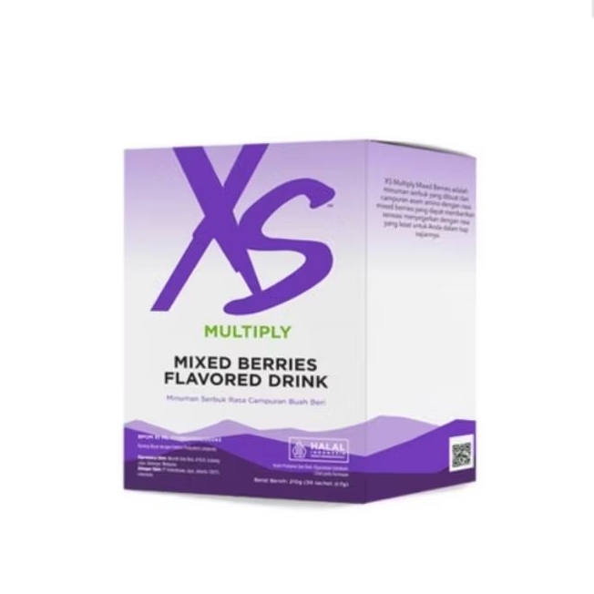 

XS Multiply mixed Berries Flavored Drink
