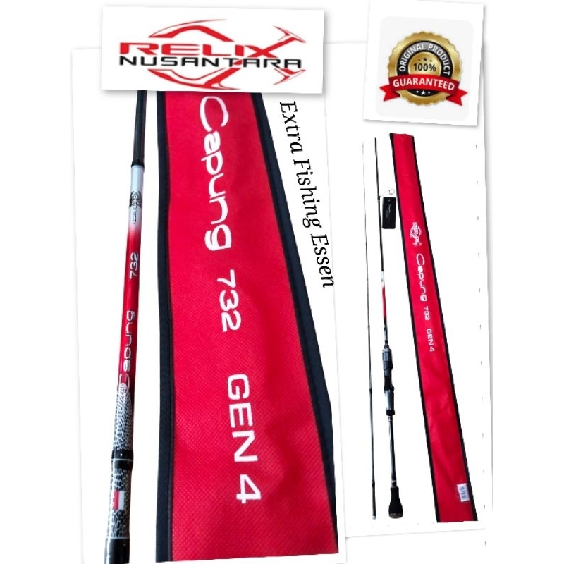 Joran Relix Capung Spiderman 732 Gen4 atau Penta Spin atau Baitcasting