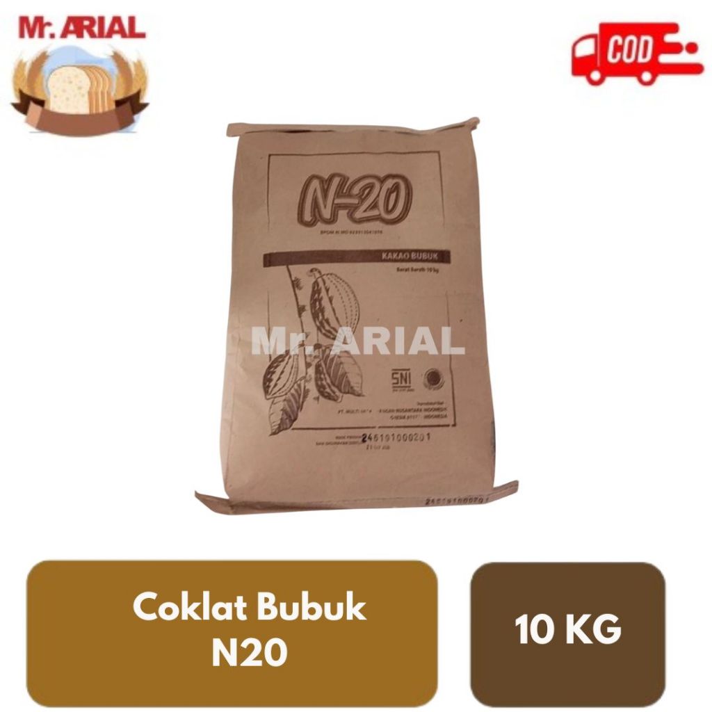 

Coklat Bubuk N20 10 Kg/ coklat tawar
