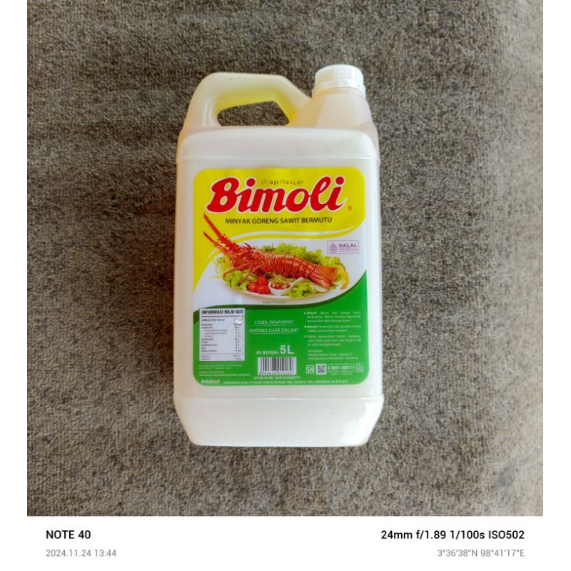 

BIMOLI JEREGEN ~ MINYAK GORENG 5 LITER