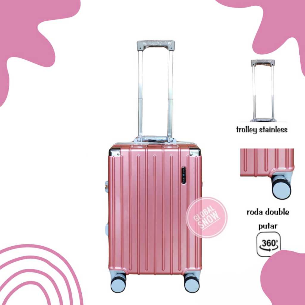 KOPER 905 BAHAN PC POLYCARBONATE PREMIUM UNZIPPER 20 inch / NON ZIPPER 20 inch / unzipper 20inch / K