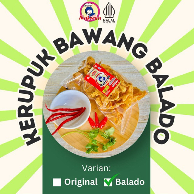 

Kerupuk Bawang Balado Nafeesa