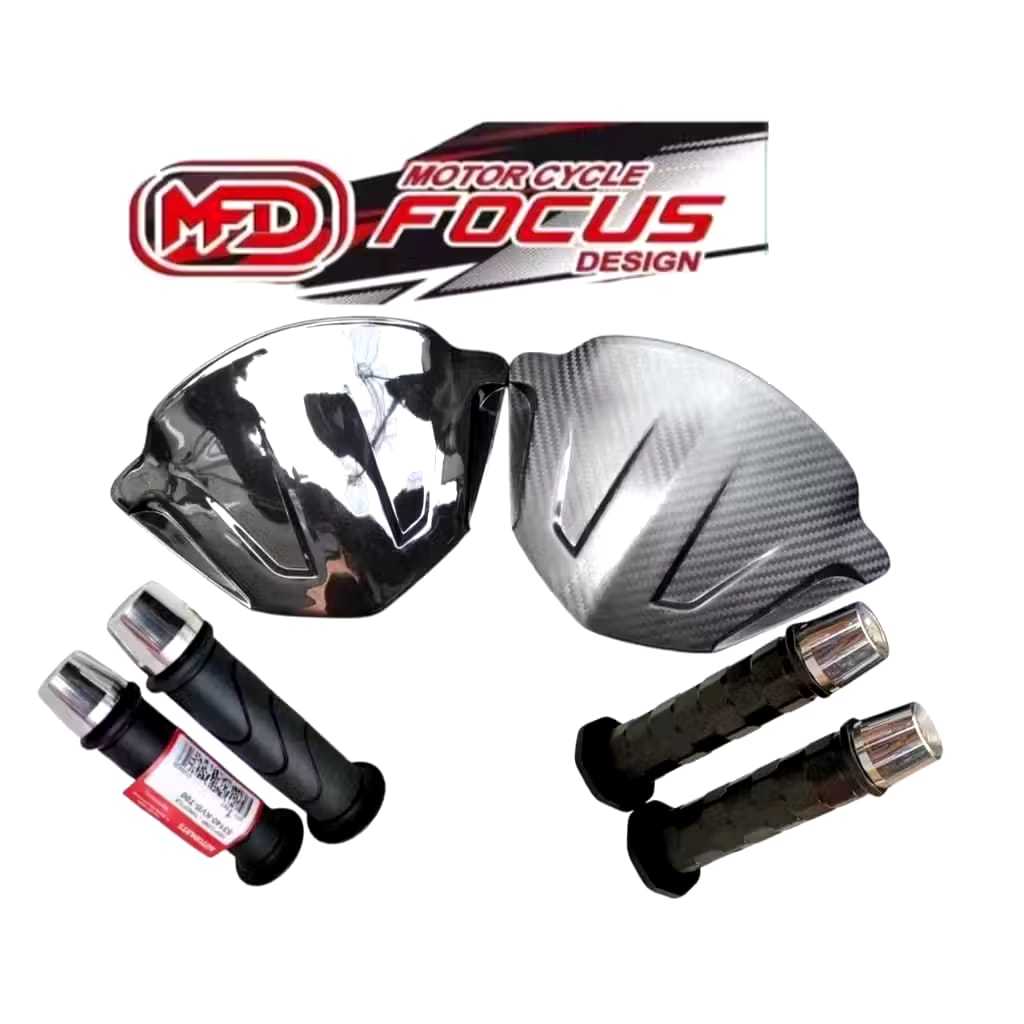 PAKET 3 IN 1 VISOR BEAT CARBU 2008-2012 BEAT CARBU BEAT LAMA ANTI PECAH PLUS HANDGRIP+JALU PCX