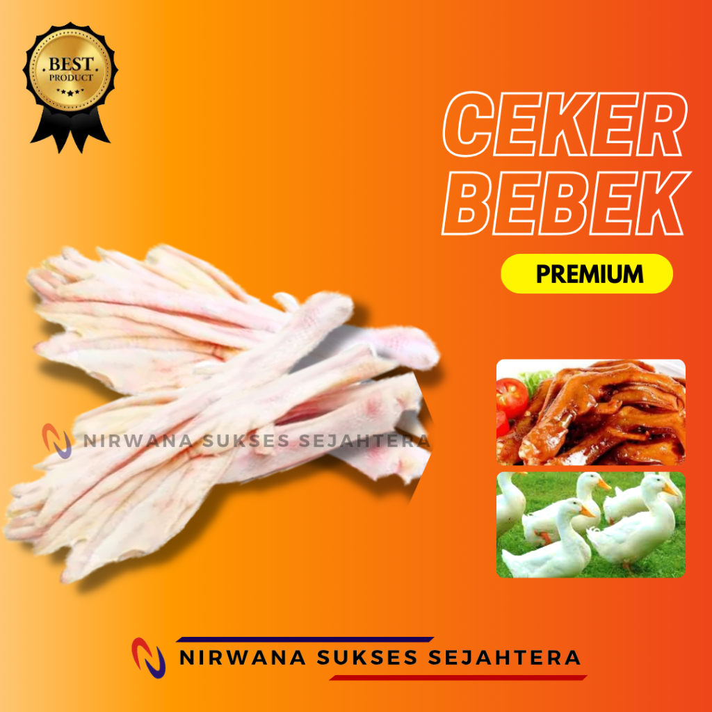 

KAKI, CAKAR, CEKER BEBEK PEKING / PEKING DUCK FEET (PREMIUM)