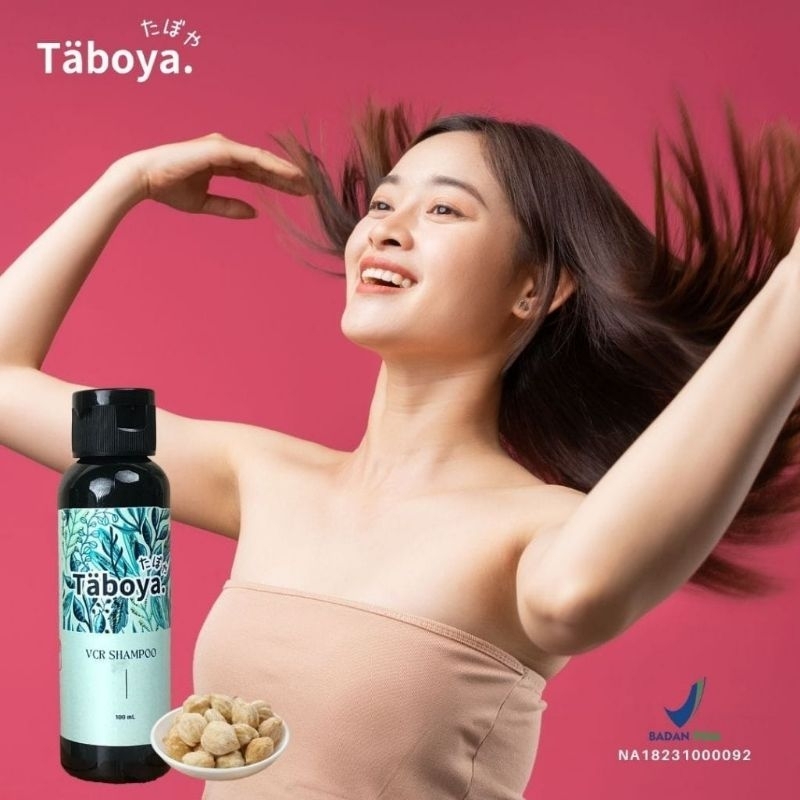 "Paket Bundling 3pcs"Taboya VCR Shampoo 100 ml sampo anti Rontok, Uban, Akar kuat Original Bpom