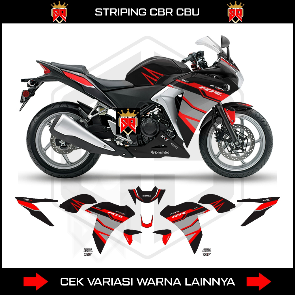 Striping Sticker Honda Cbr Cbu / Decal Stiker Cbr 150 Cbu Motip Grafis