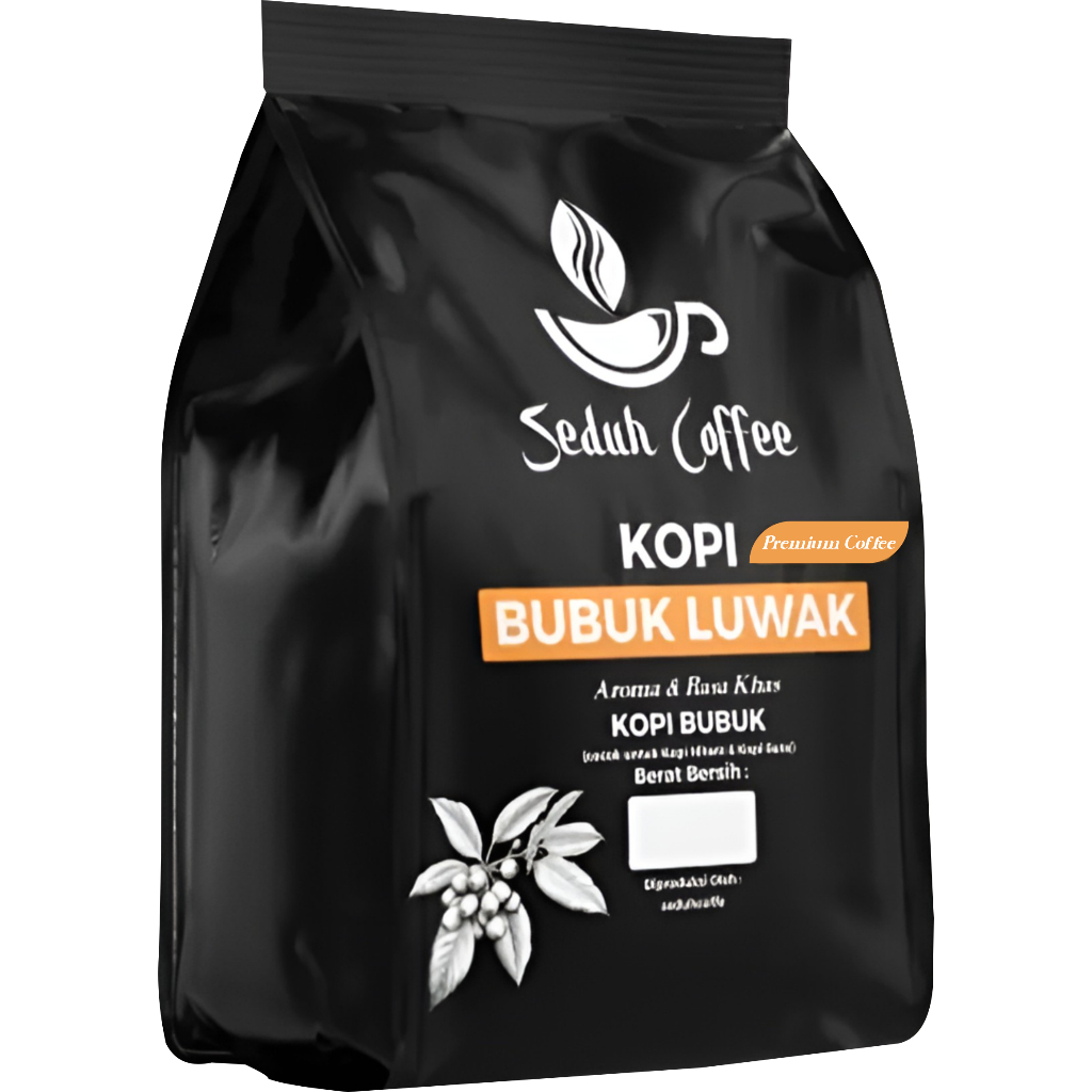 

SEDUH- Bubuk Kopi Bubuk Luwak Berat Bersih 500gr