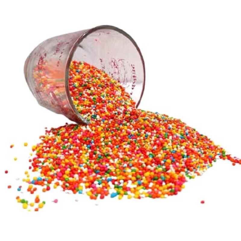 

Sprinkle Trimit Warna Warni 50 gr Hiasan Kue