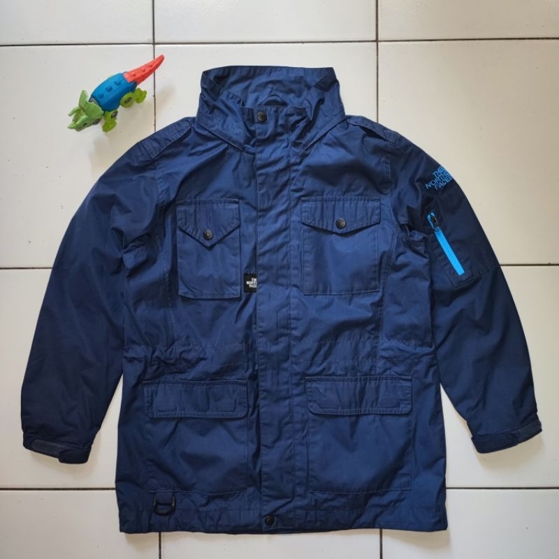 Jaket Outdoor Parka Anak TNF The North Face Original 100% Second Preloved Branded Hiking Camping Gun