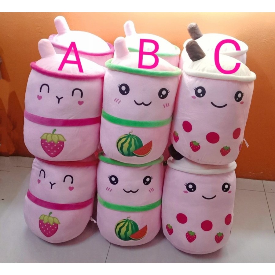 Boneka Bubble Tea Boba Fruit
