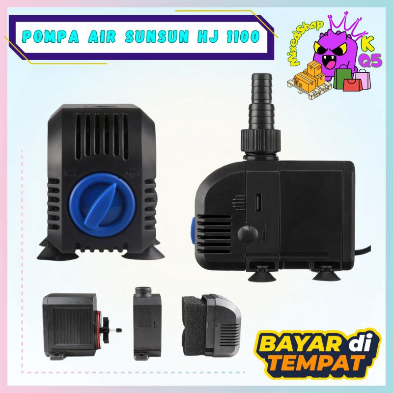 POMPA SUNSUN HJ 1100 || POMPA AIR AQUARIUM || POMPA AIR KOLAM IKAN.