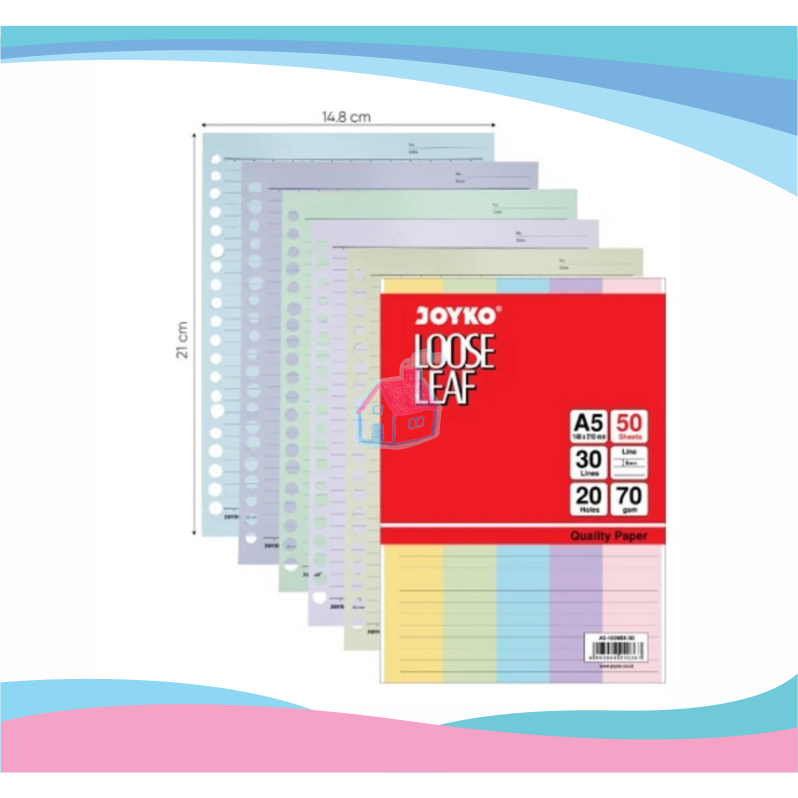 

(1 Pack) Loose Leaf Joyko A5-50 Mix | sikiki store