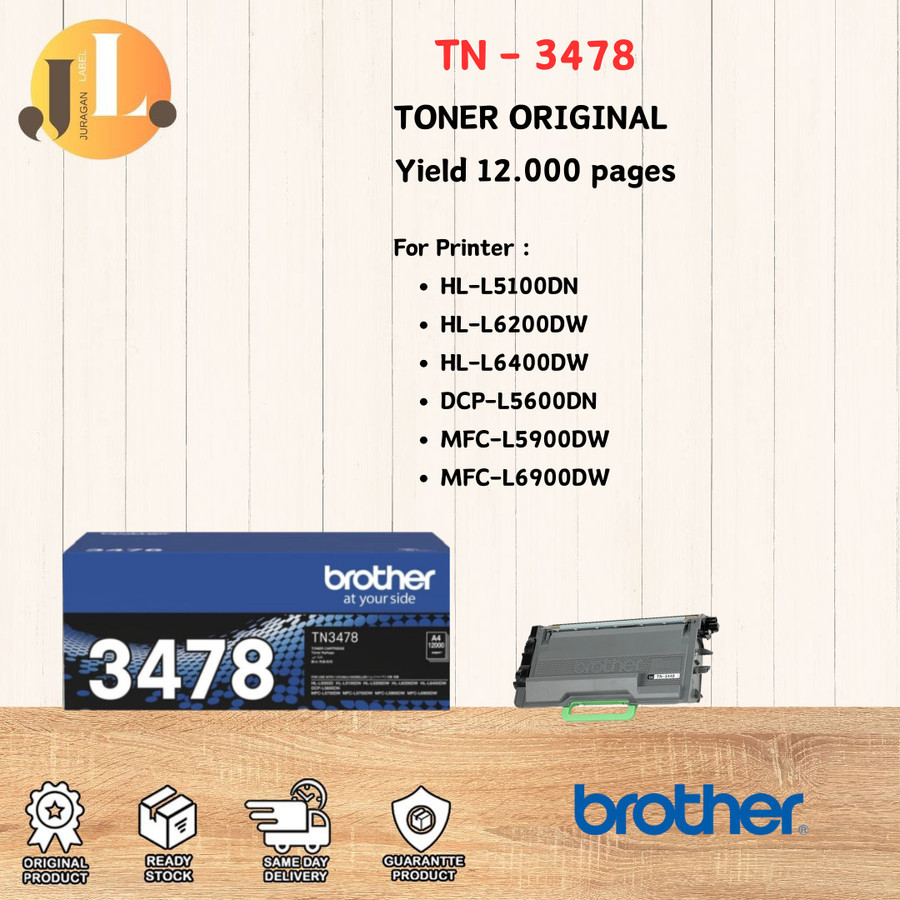 Toner Brother TN-3478 Black Original Super High YIeld TN3478