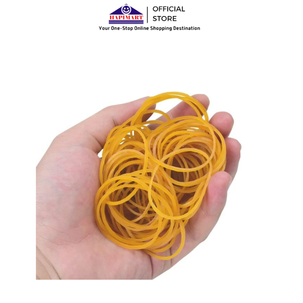 

Karet Gelang Pentil 1Pack/Karet Gelang Kuning Kualitas Super Tidak Mudah Putus 50 Gram