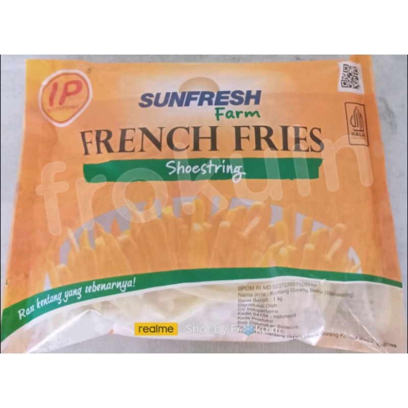 

Sunfresh Farm French Fries Shoeglass 1Kg - Frozen Food Murah
