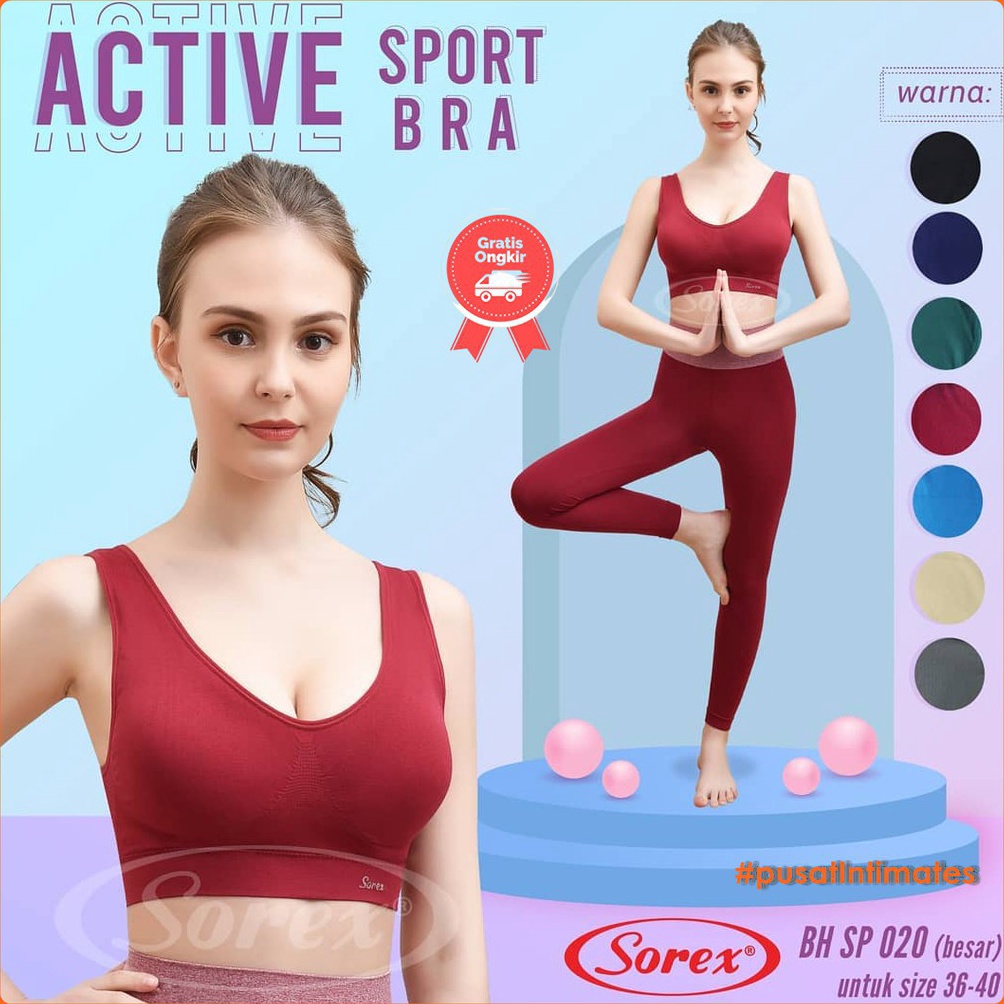 KODE Q69X Bra Gym Sport Sorex SP 21  SP 2 Senam Stretch  BH Sport Olahraga Sorex SP21  SP2 Stretch