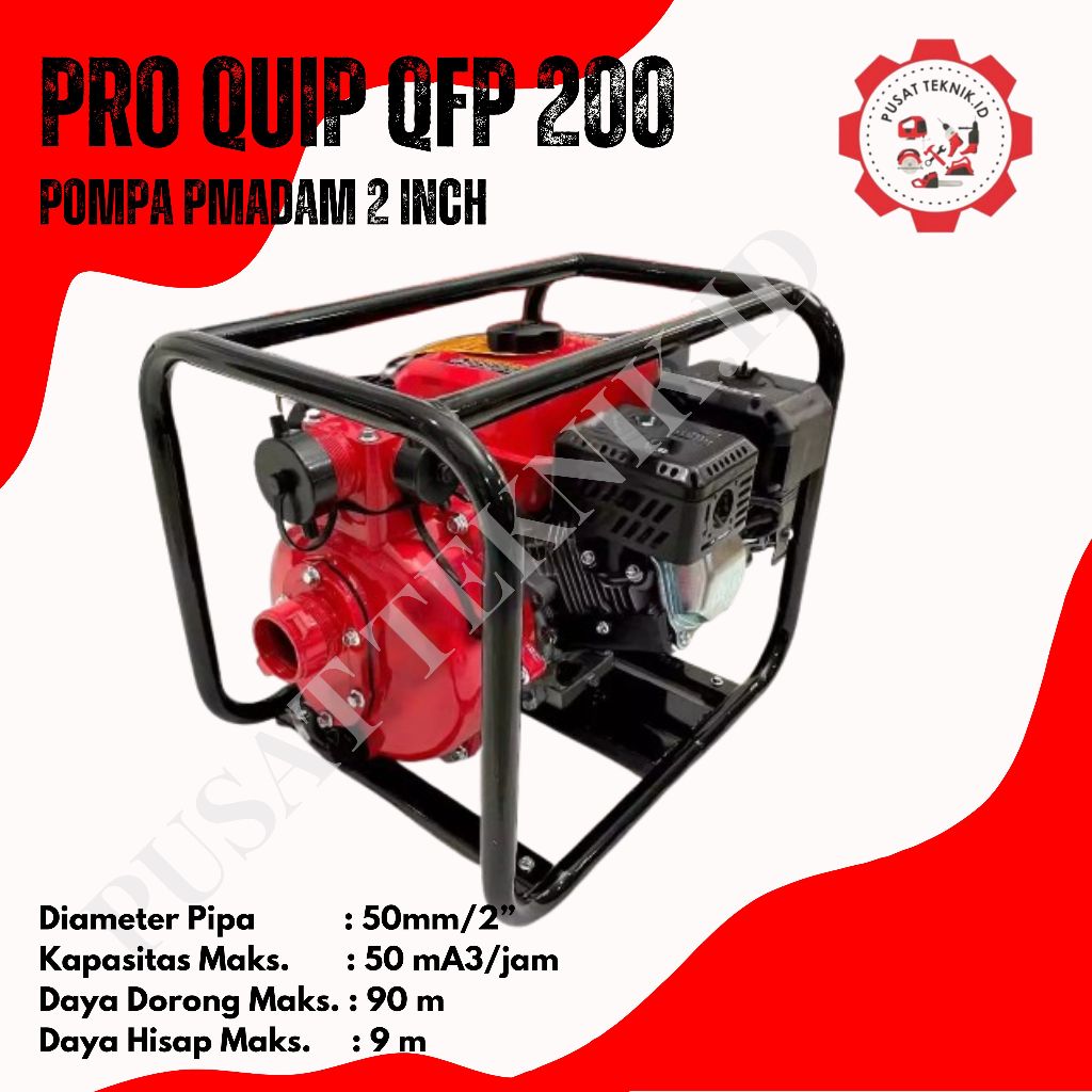 PROQUIP QFP 200 WATERPUMP PEMADAM KEBAKARAN 2INCH PRO-QUIP QFP200 FIRE PUMP
