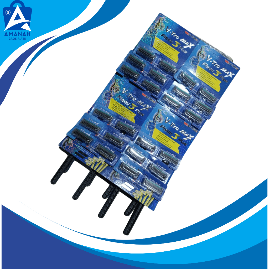 Garuk jenggot V-Tro MAX 1pack isi 24