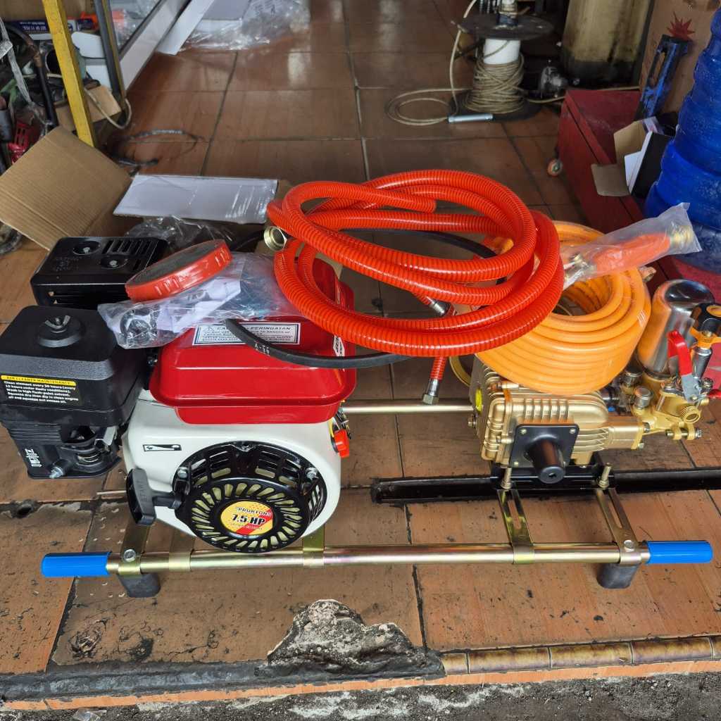 mesin doorsmeer komplit + selang 100 meter